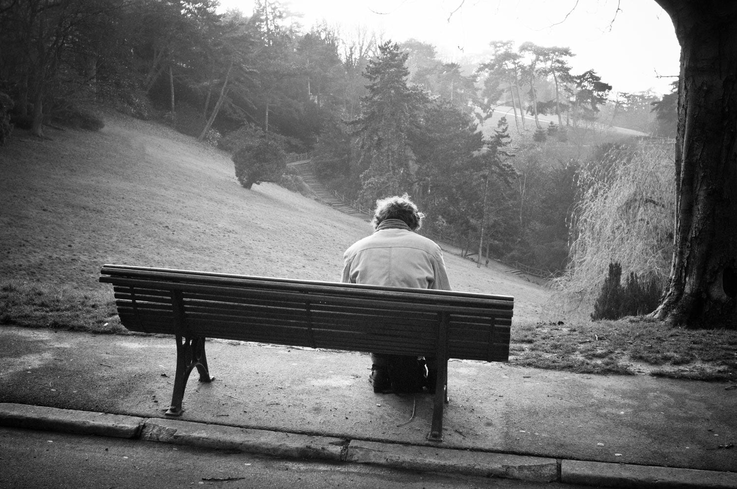 Introspection - Photographie d’art en noir et blanc en édition limitée à collectionner - Jef Baecker