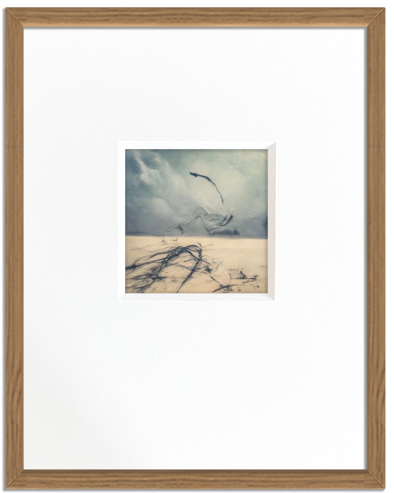 La mer dessine en douce - Photographie d’art en noir et blanc en édition limitée à collectionner - Jef Baecker