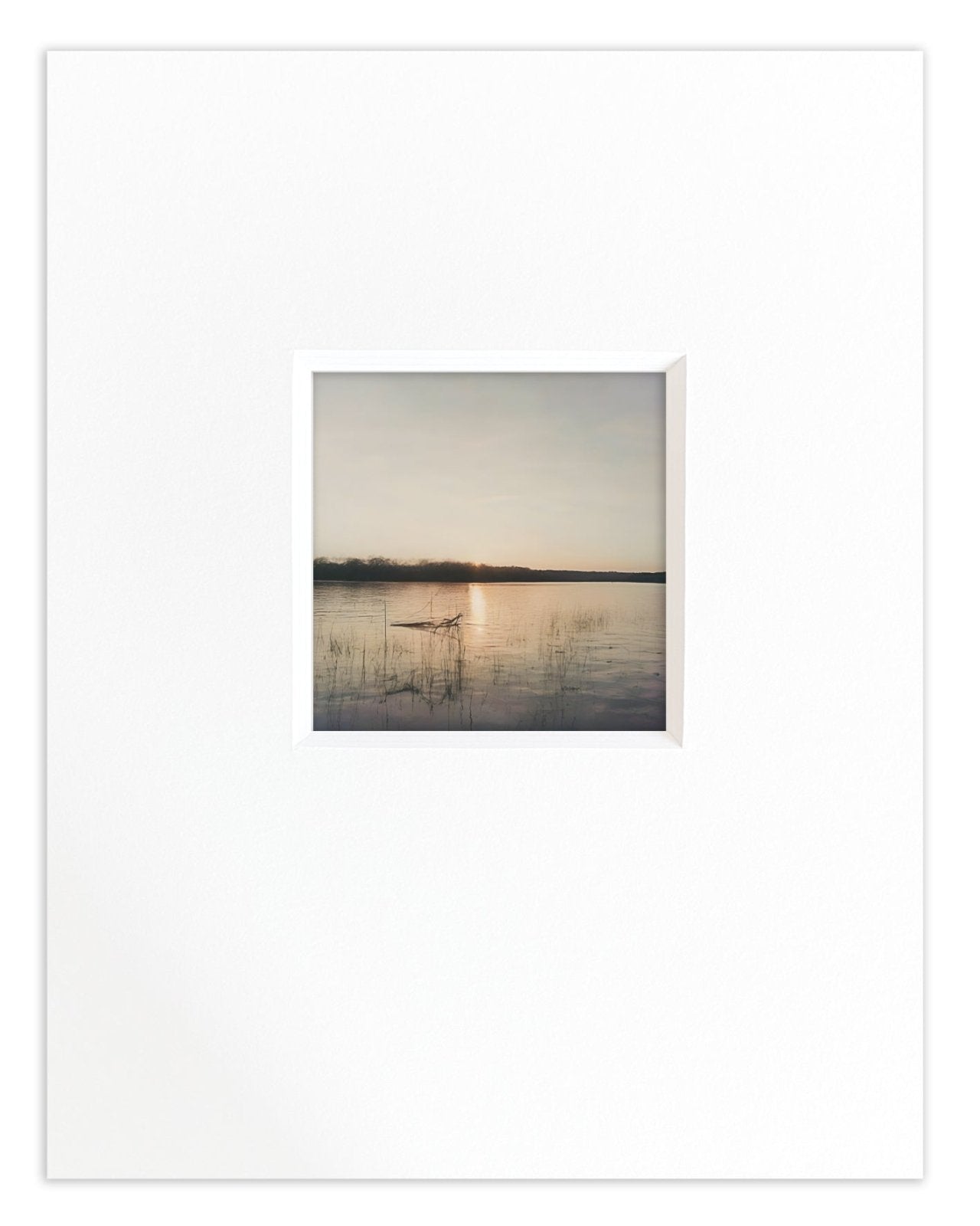 Le calme en surface - Photographie d’art en noir et blanc en édition limitée à collectionner - Jef Baecker