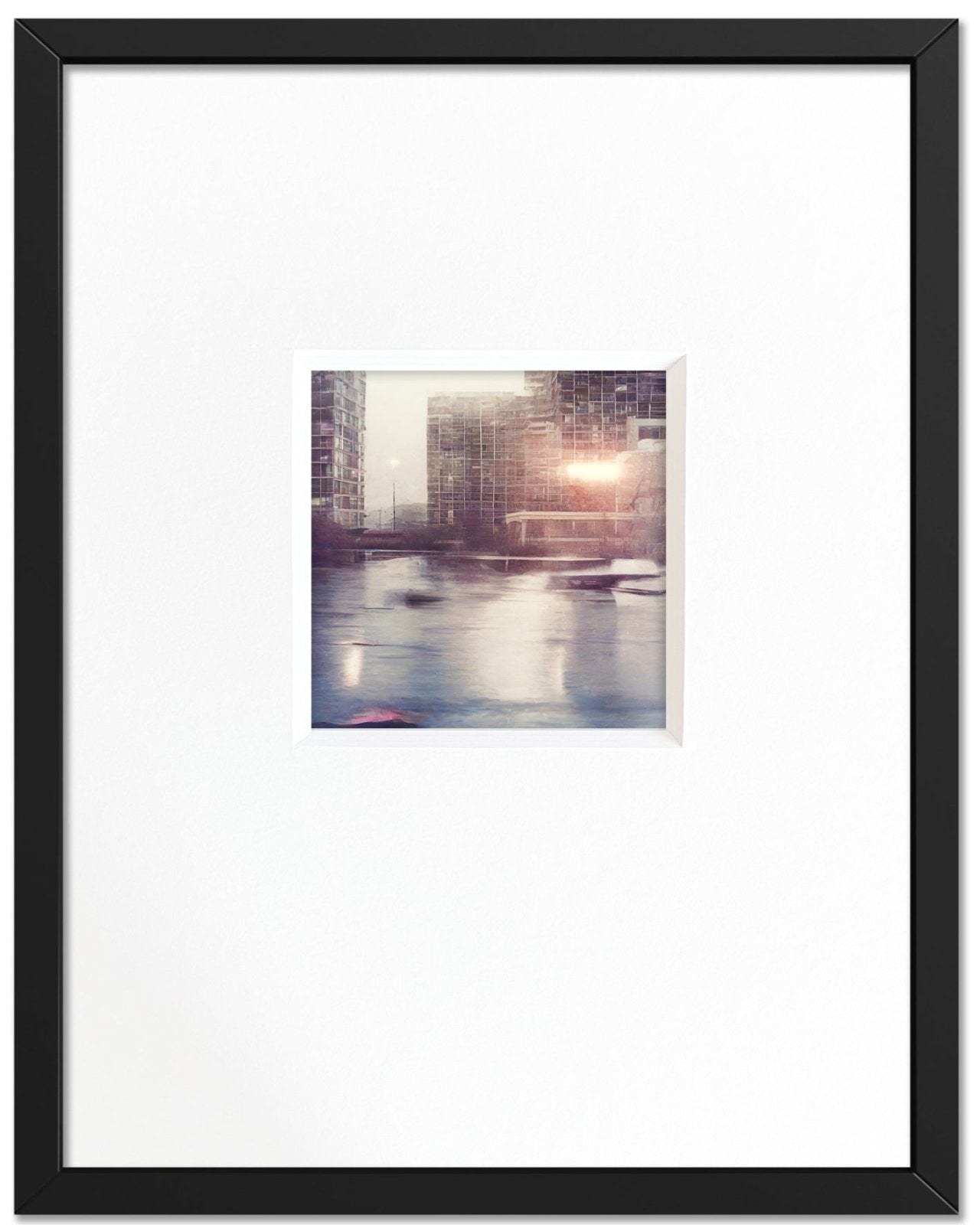 Quand la ville apparait - Photographie d’art en noir et blanc en édition limitée à collectionner - Jef Baecker