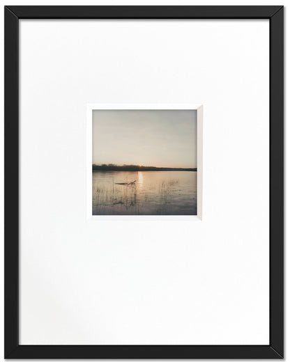 Le calme en surface - Photographie d’art en noir et blanc en édition limitée à collectionner - Jef Baecker