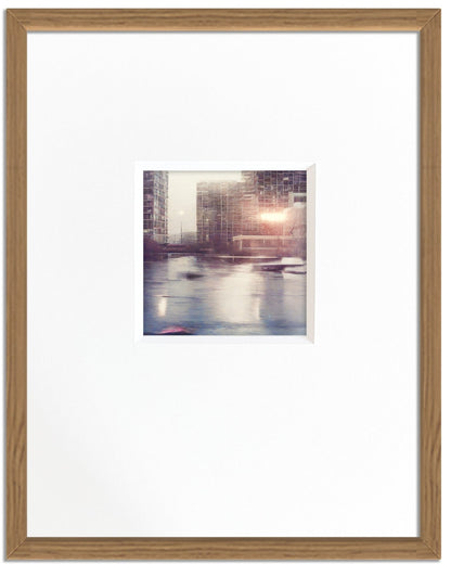 Quand la ville apparait - Photographie d’art en noir et blanc en édition limitée à collectionner - Jef Baecker
