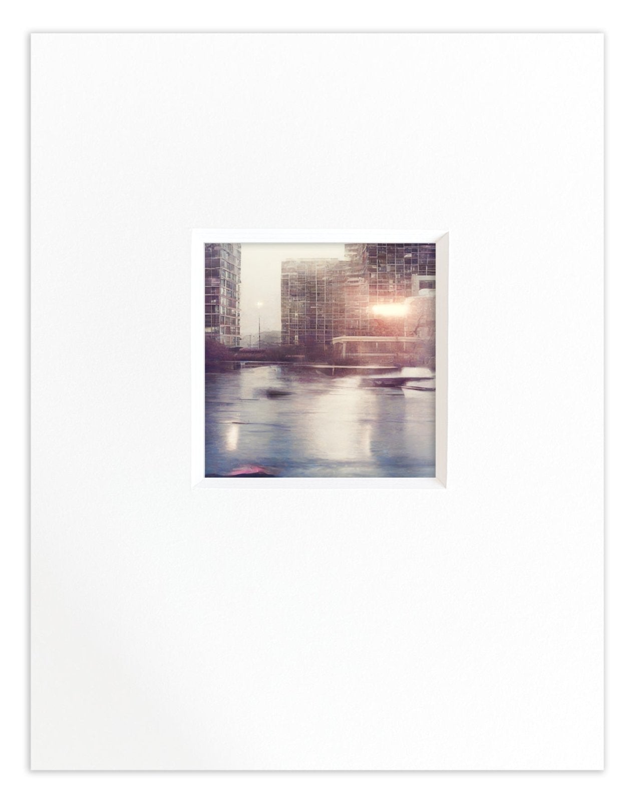 Quand la ville apparait - Photographie d’art en noir et blanc en édition limitée à collectionner - Jef Baecker
